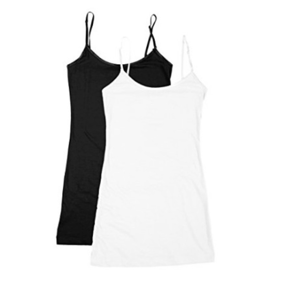 Tops - Bundle of Two Basic Long Length Camies